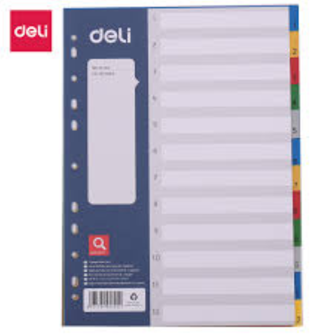 DELI REFERENCE DIVIDER 1-5
